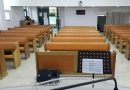 교회 의자 교체